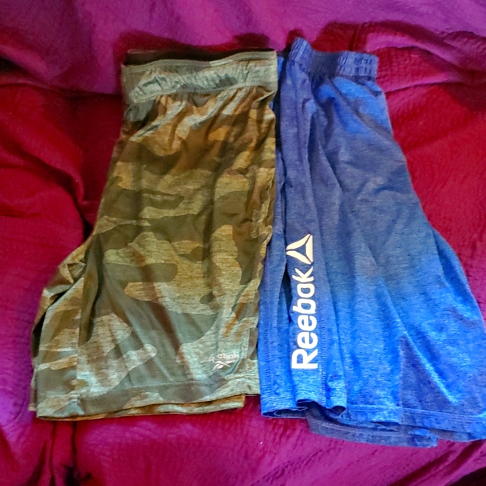 Reebok athletic shorts 2 pairs